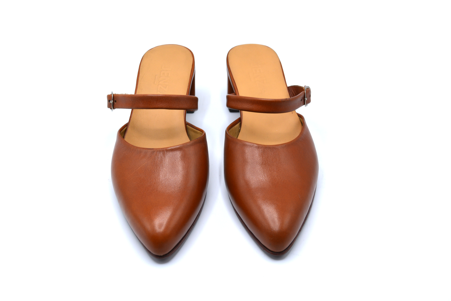 Ladies Leather Heeled Sandal