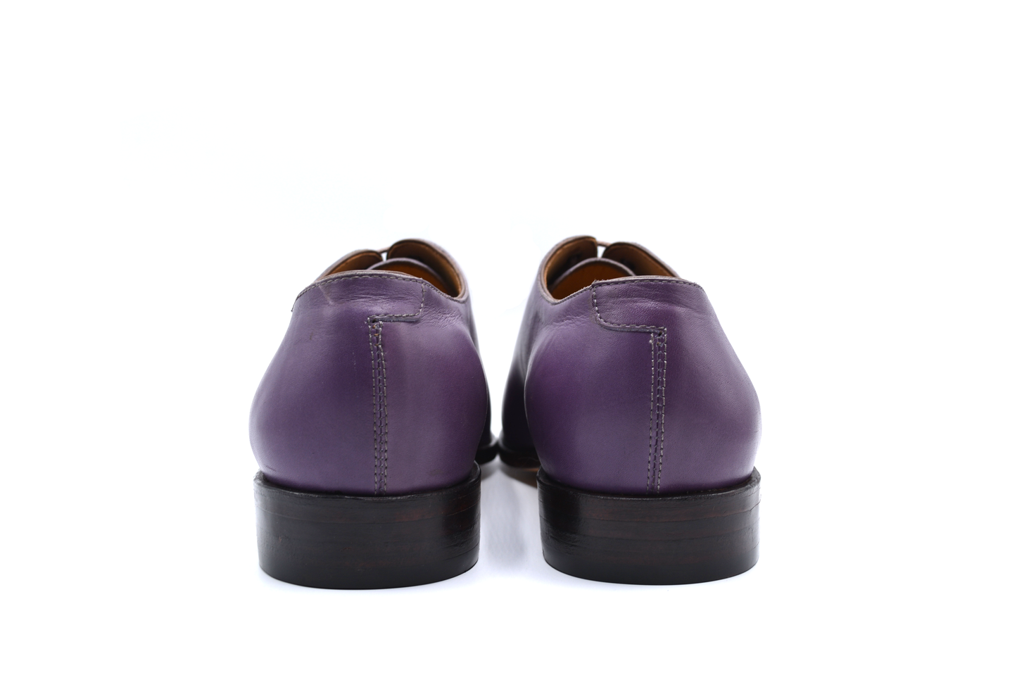 Purple Oxford Whole Cut Shoes