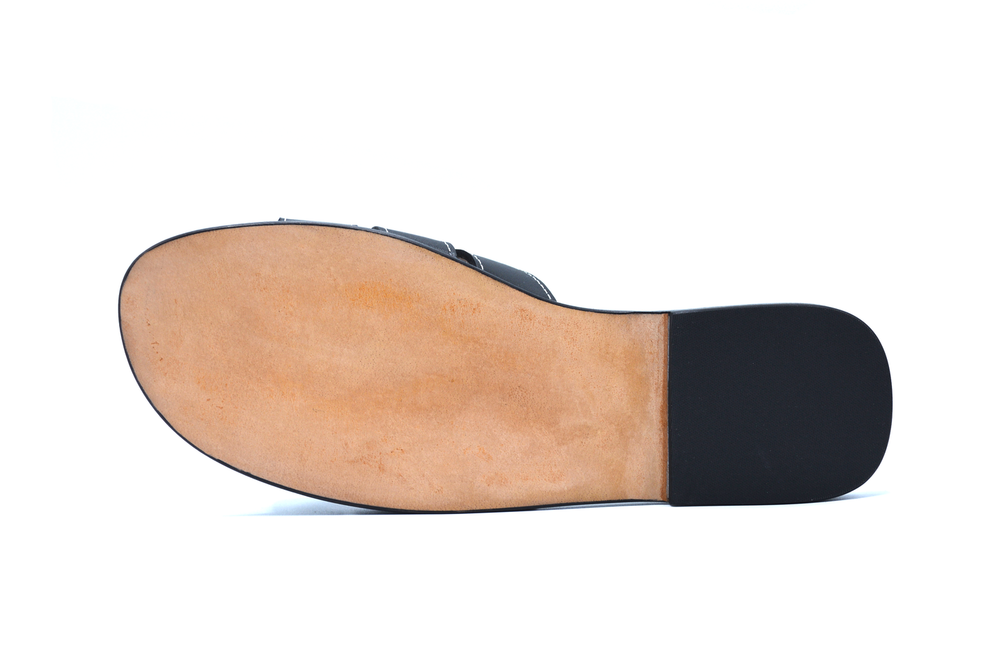 Hermes Oran Black Sandal