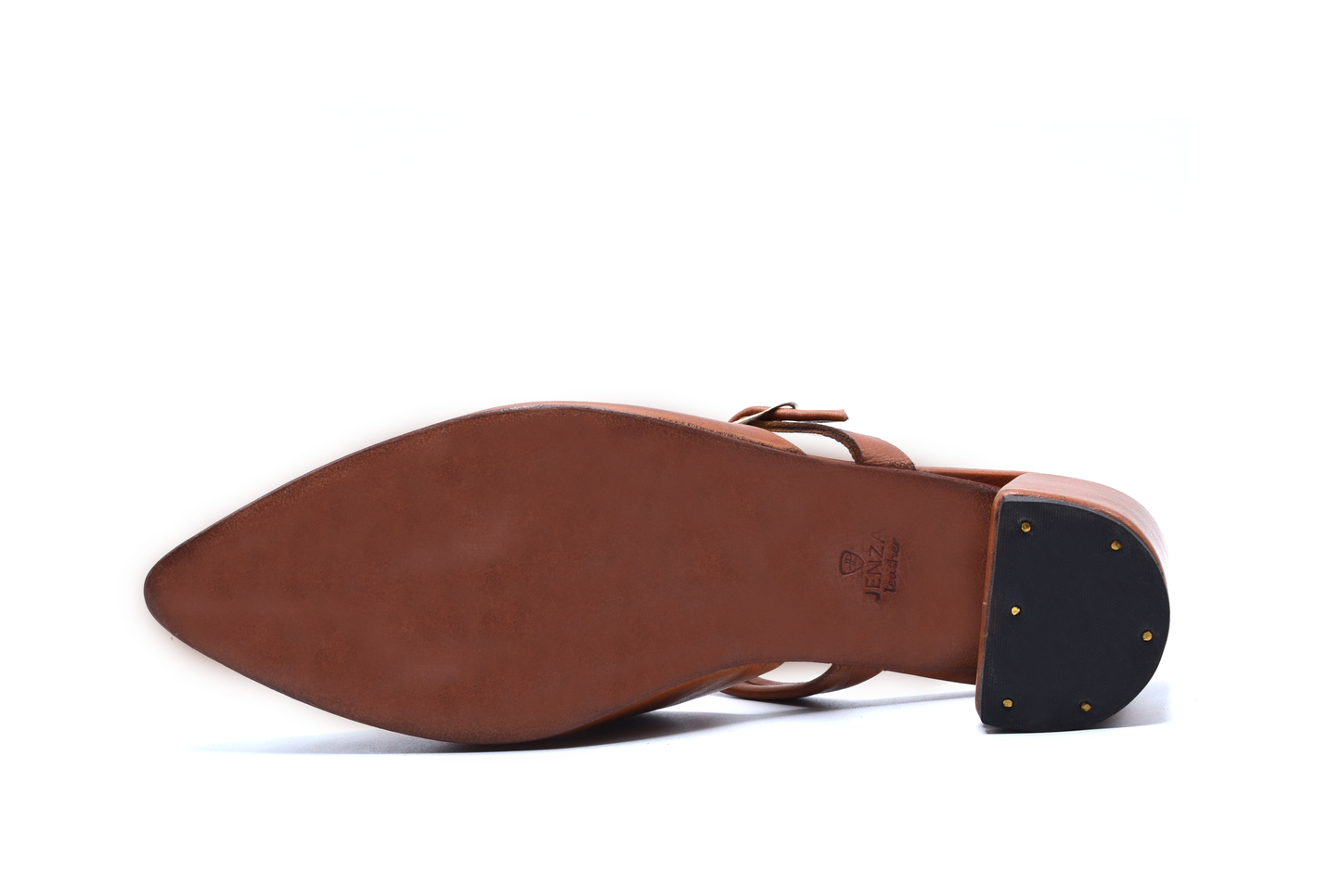 Ladies Leather Heeled Sandal