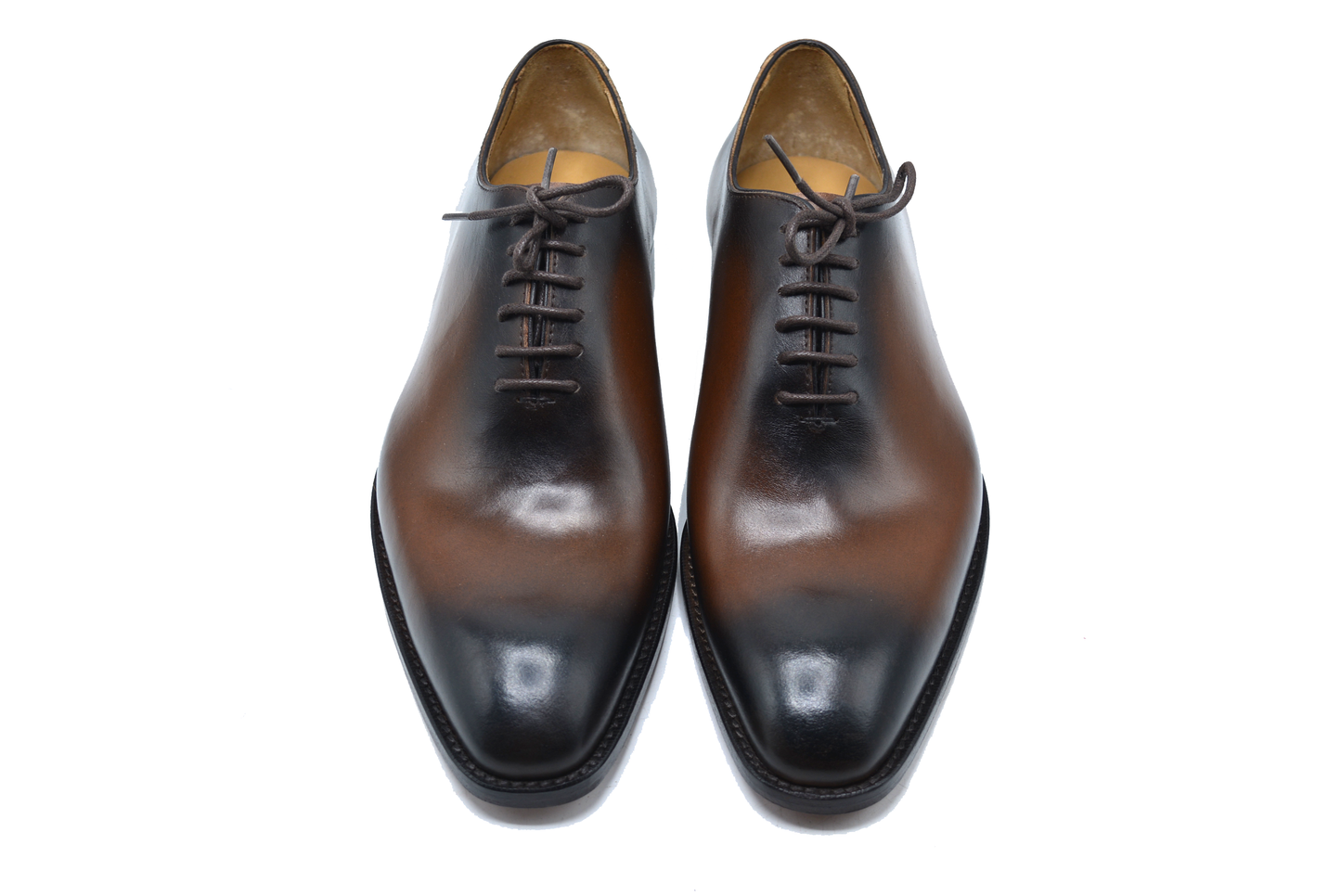 Burnished Brown Whole Cut Oxford Shoes
