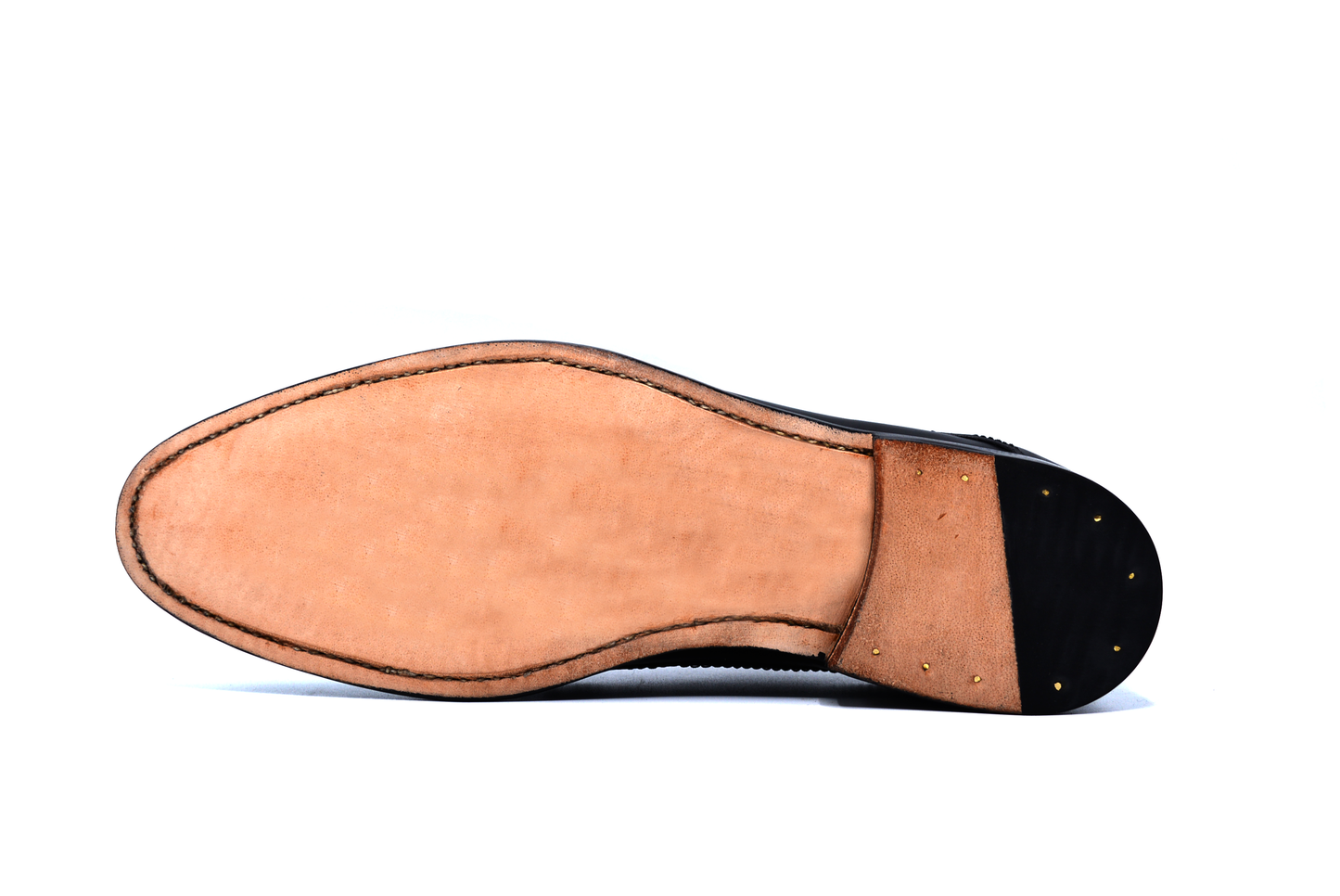Black Leather Derby Shoes