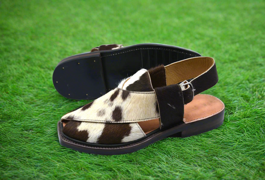 Organic Cowhide Leather Peshawari Chappal