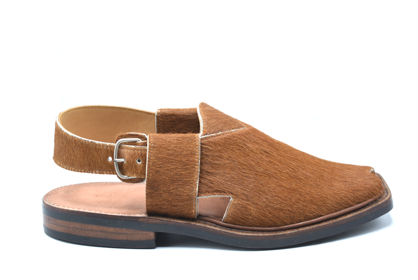 Organic Cowhide Leather Peshawari Chappal