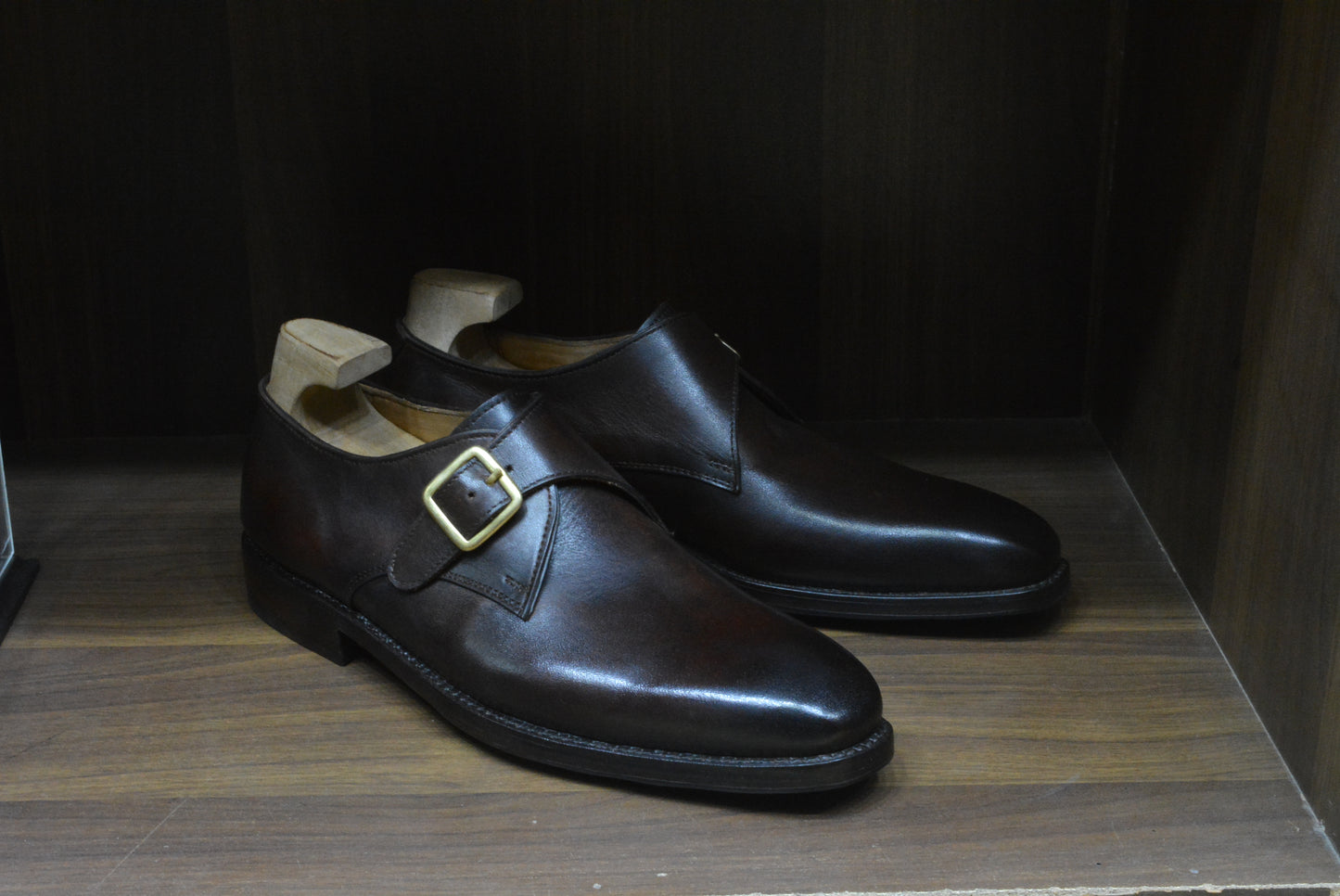 Single Monk Strape Shoes