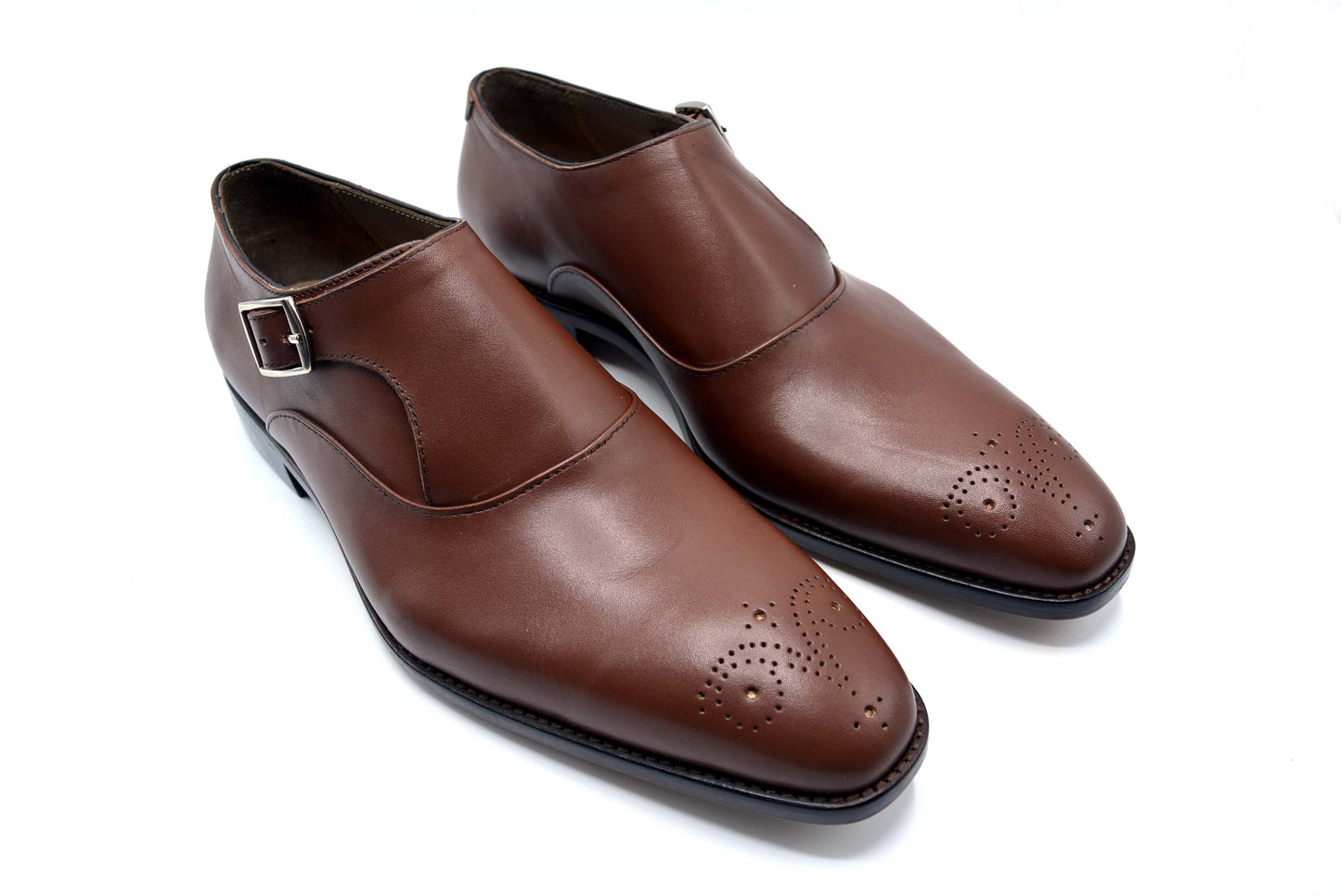 single monk strap shoes