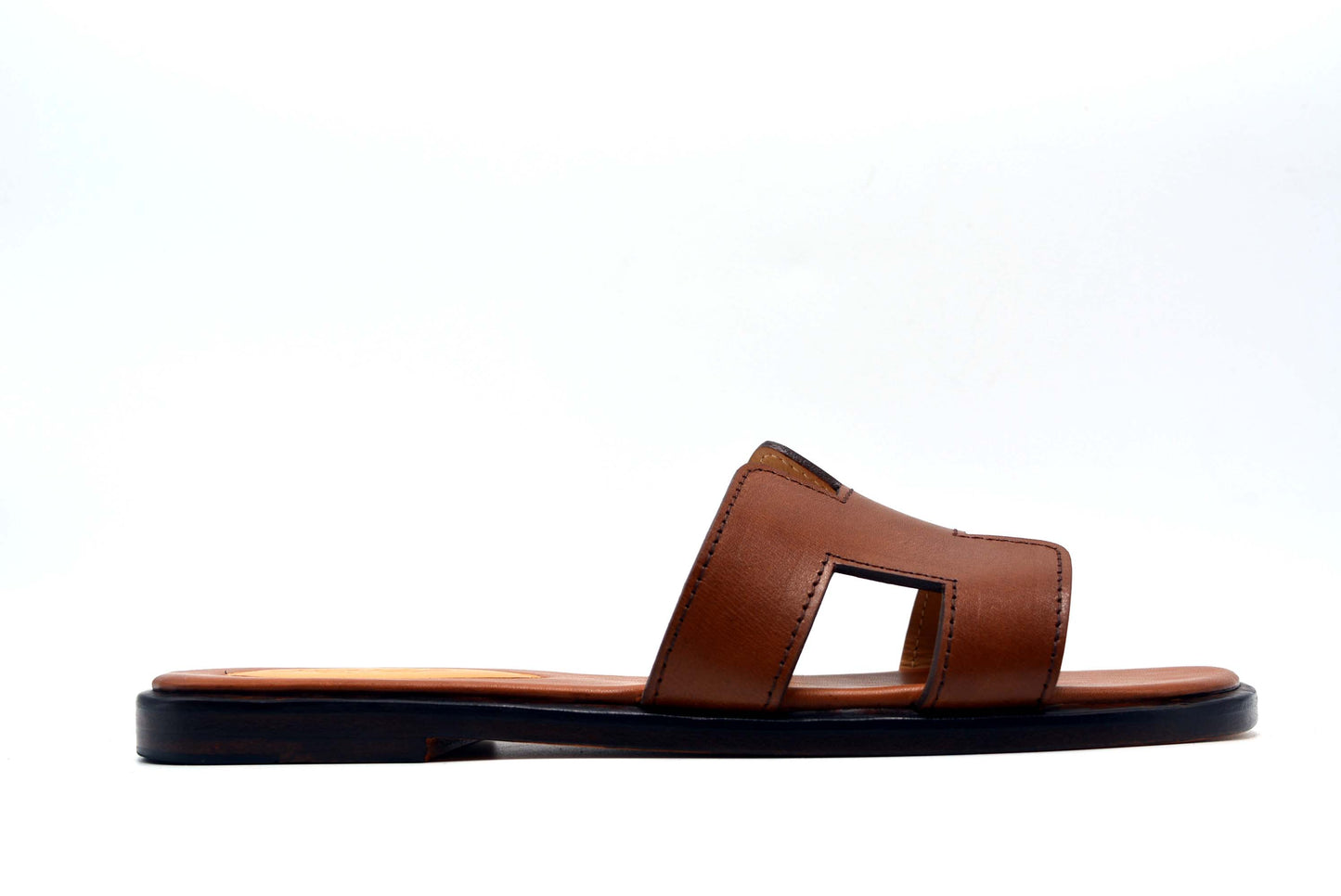Hermes Oran Brown Sandal