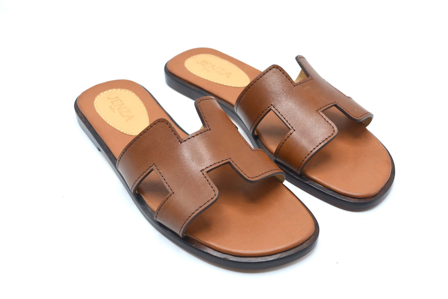 Hermes Oran Brown Sandal