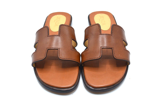 Hermes Oran Brown Sandal
