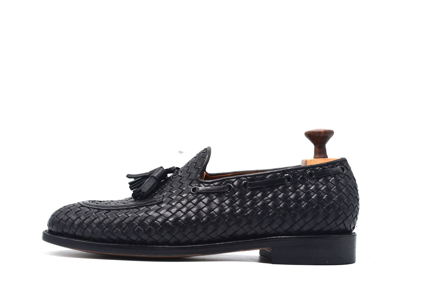 braided tassel loafer shoes