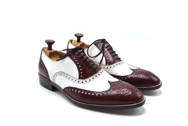 brough oxford wingtip shoes