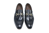 Patent Black Loafer Shoes