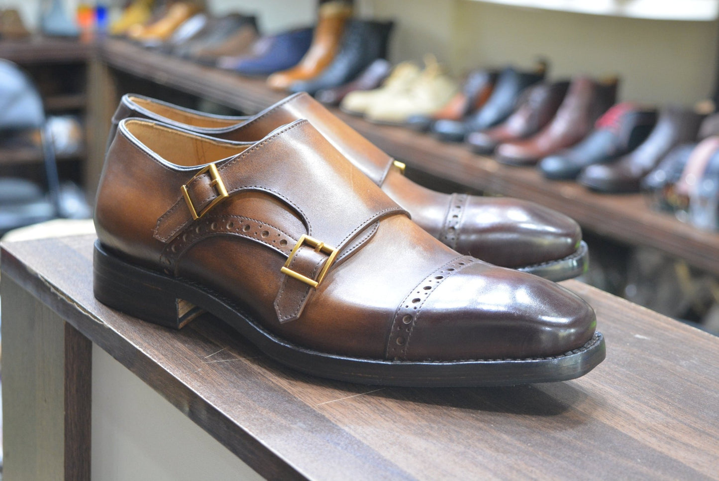 Double Monk - Jenza Leather