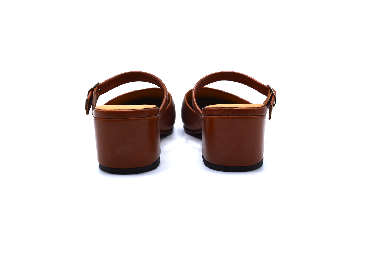 Ladies Leather Heeled Sandal