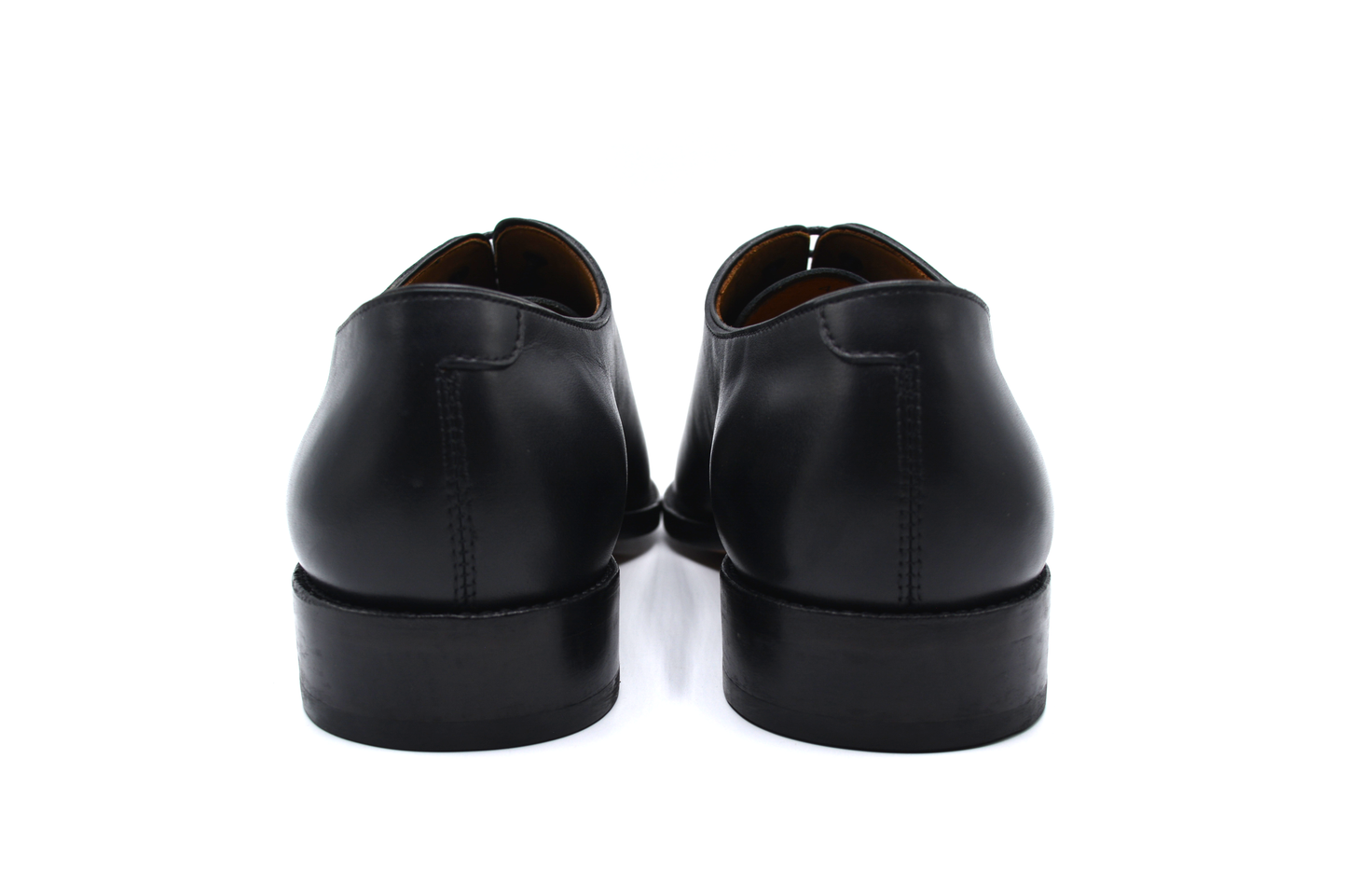 Black Oxford Whole Cut Shoes