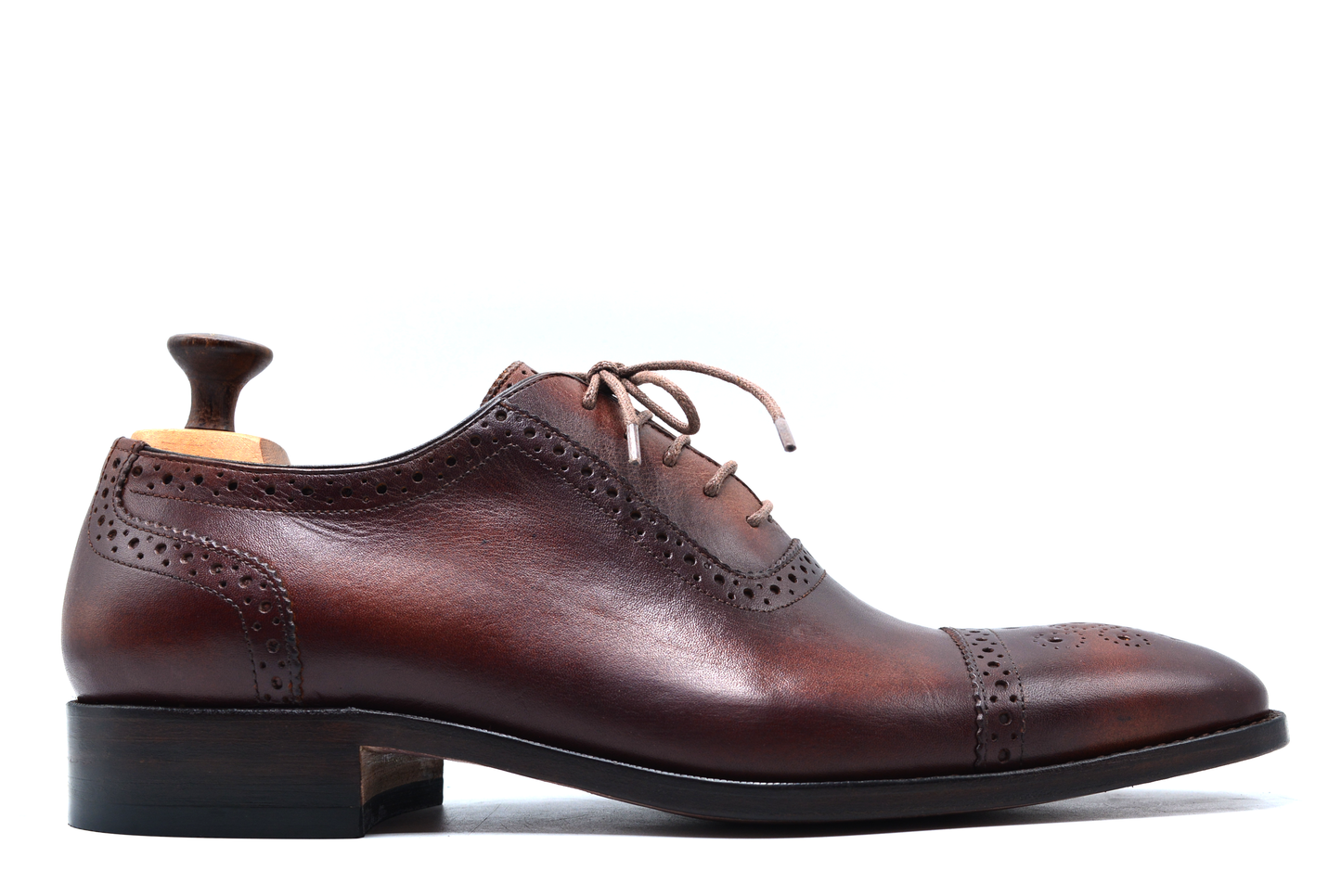 Brough Oxford Cap Toe Shoes