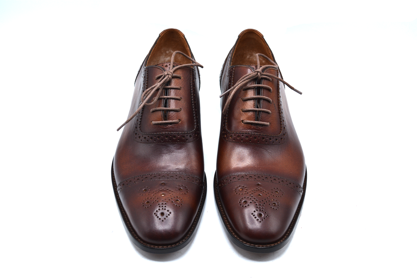 Brough Oxford Cap Toe Shoes