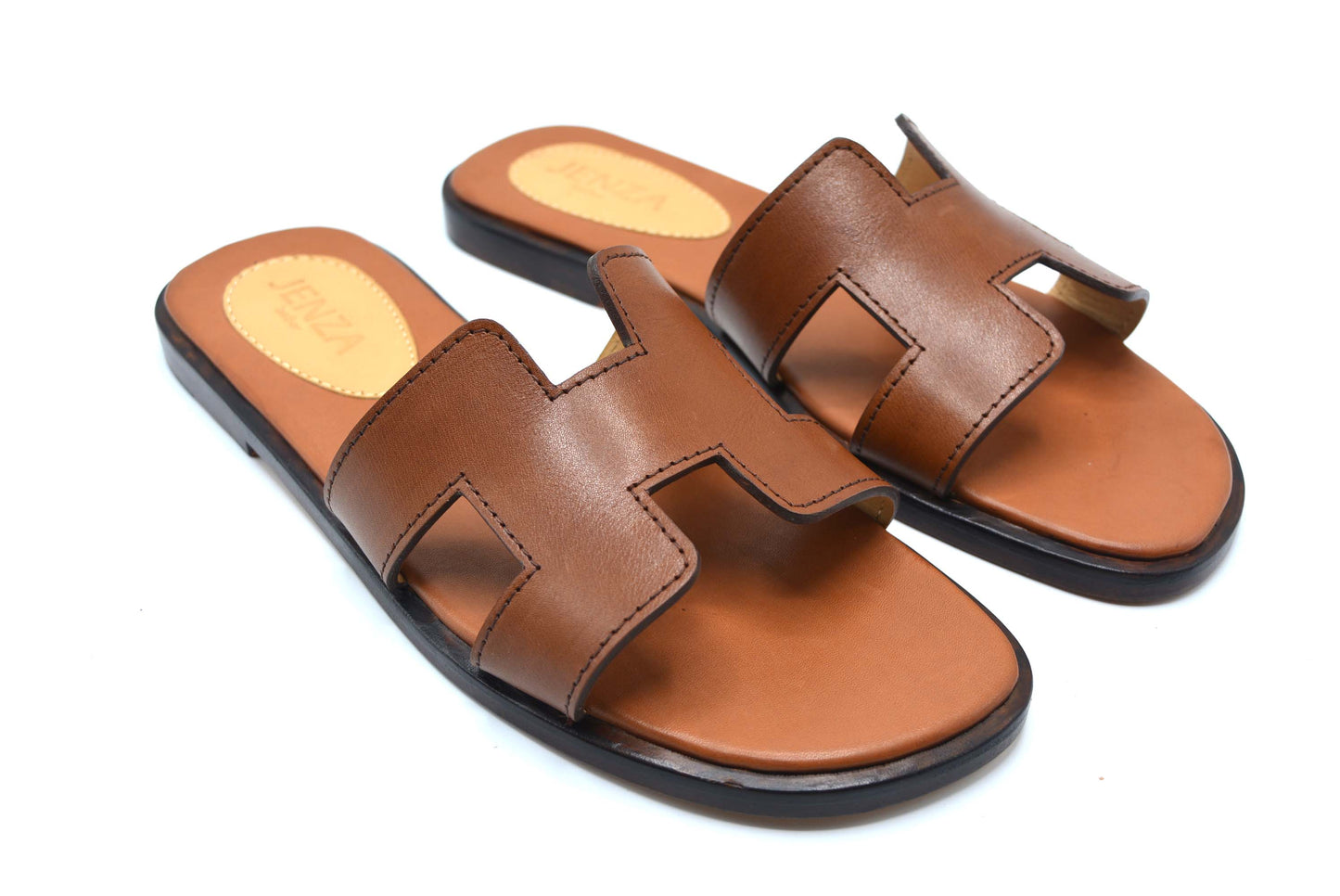 Hermes Oran Brown Sandal