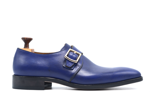 single monk strap shoes