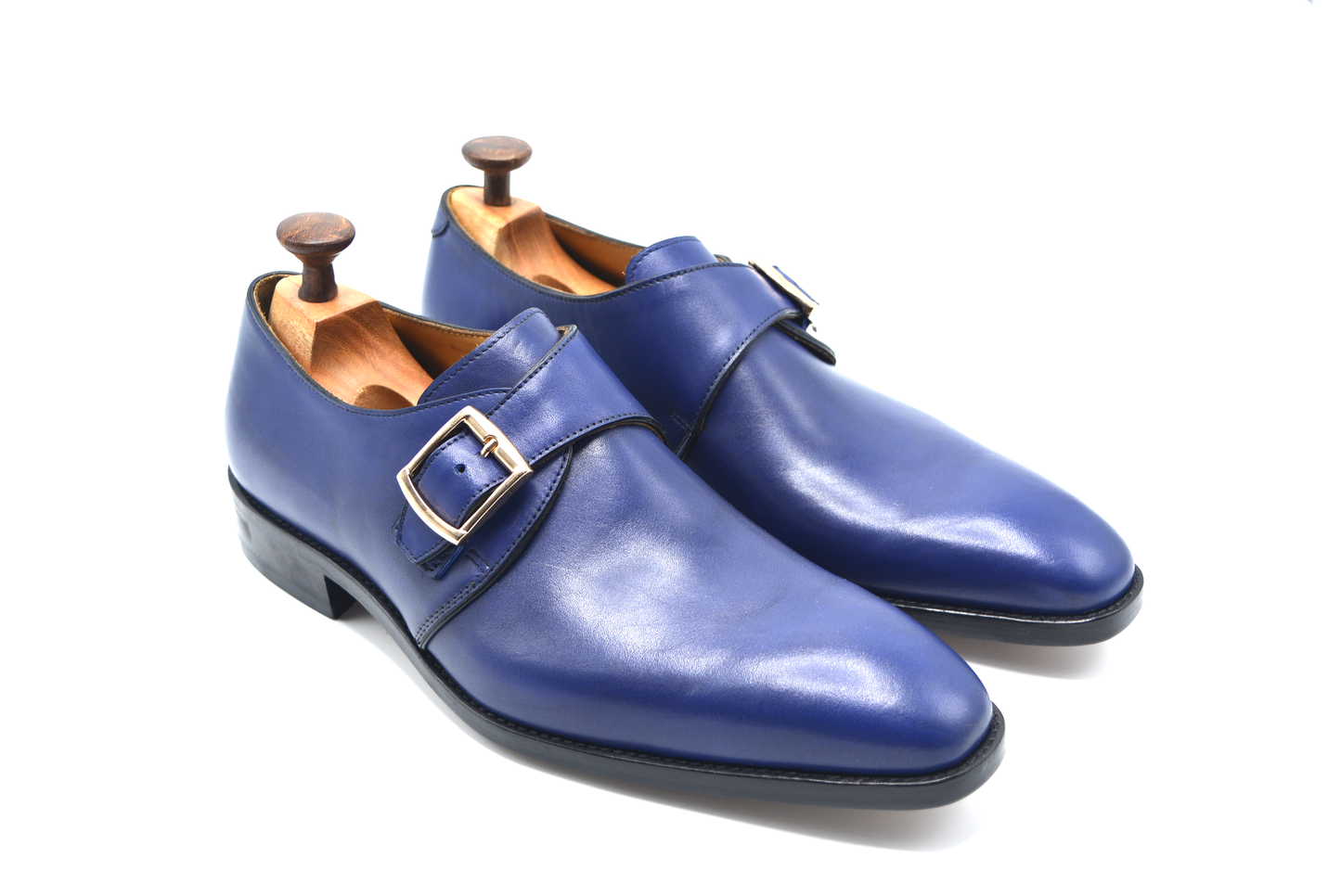 single monk strap shoes