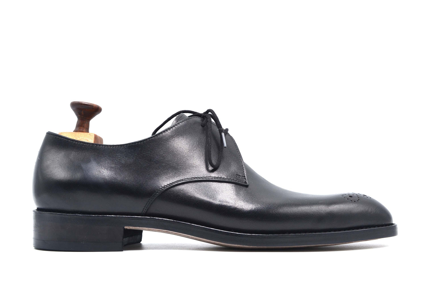 Black Derby Oxford Shoes