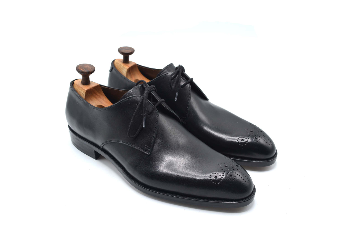 Black Derby Oxford Shoes