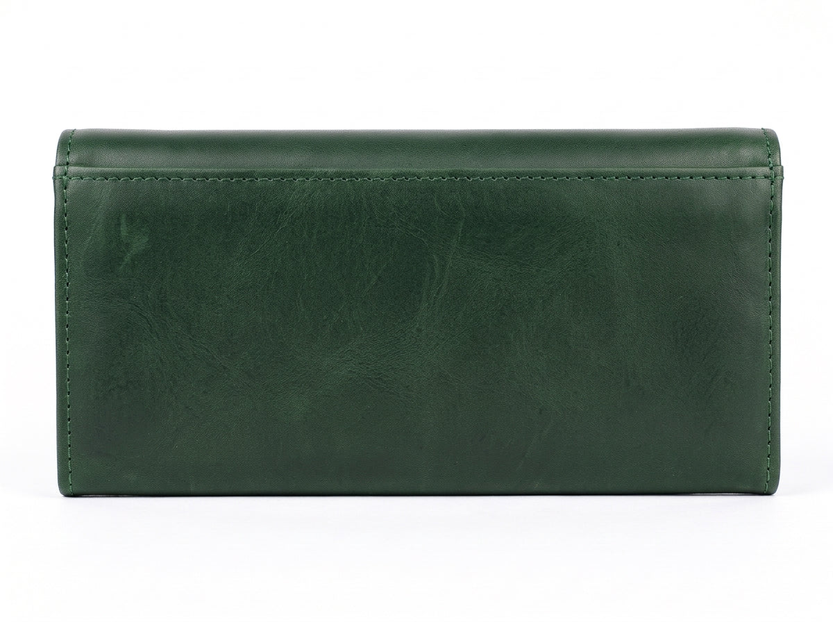 Luxury Full-Length Leather Continental Wallet