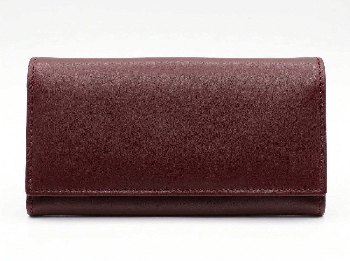 Luxury Full-Length Leather Continental Wallet