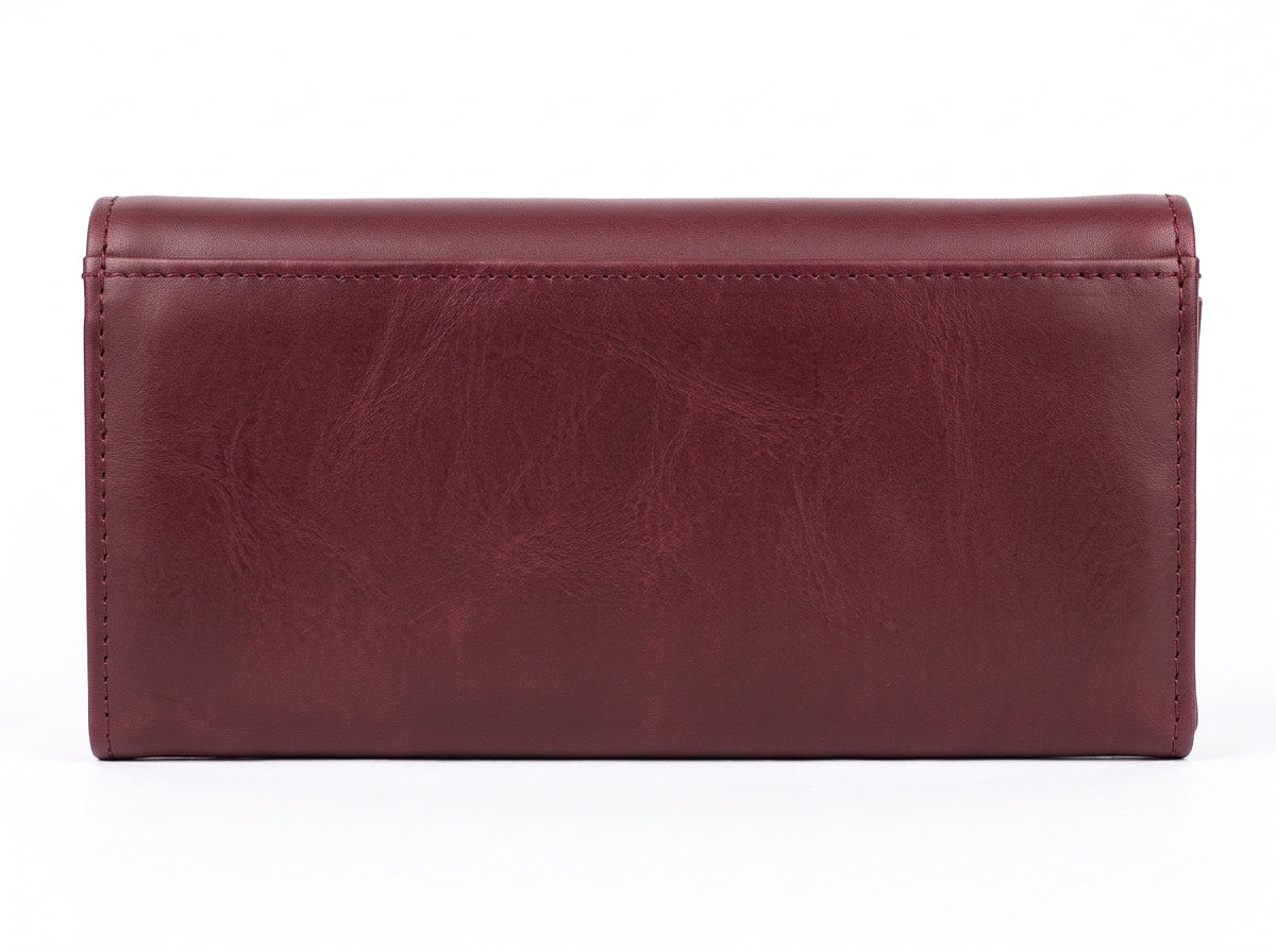 Luxury Full-Length Leather Continental Wallet