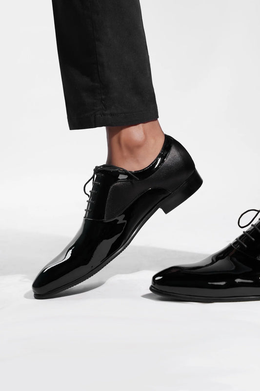 patient leather shoes