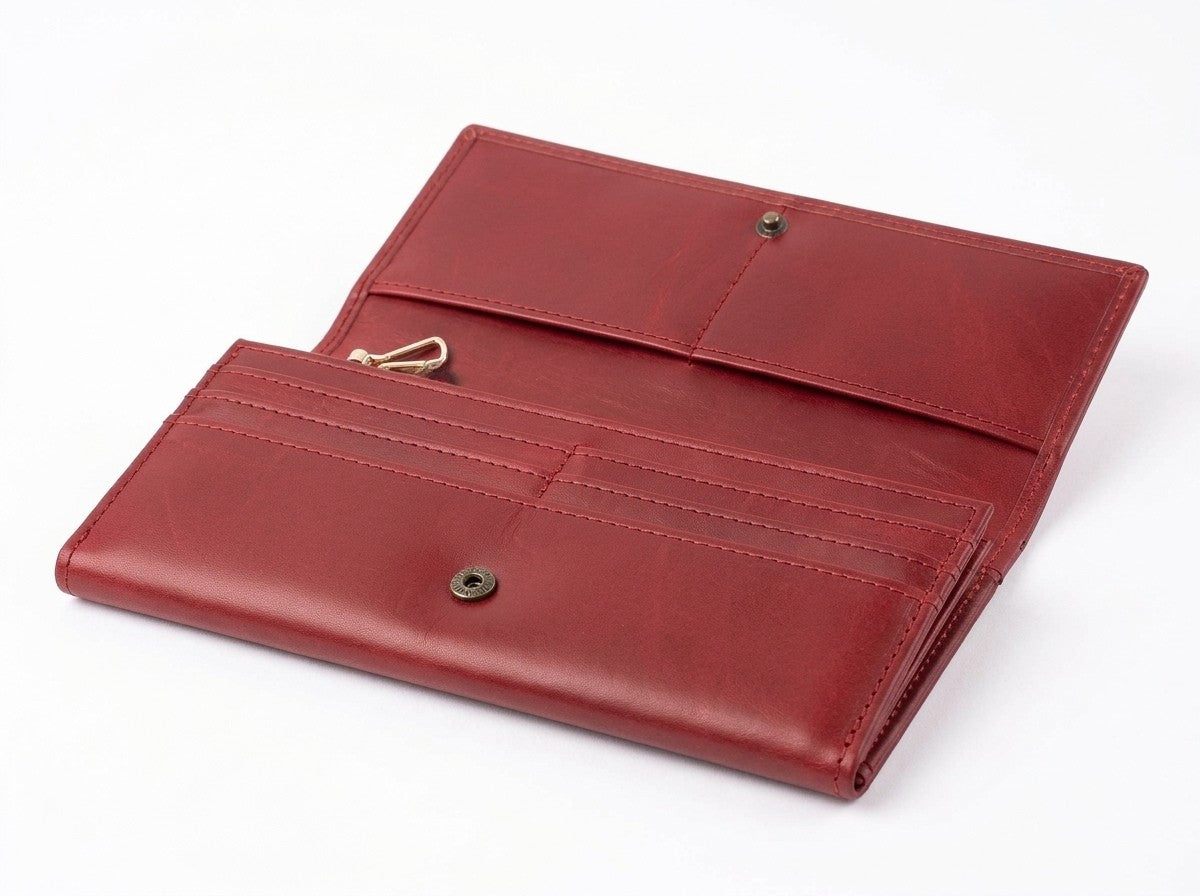 Luxury Full-Length Leather Continental Wallet