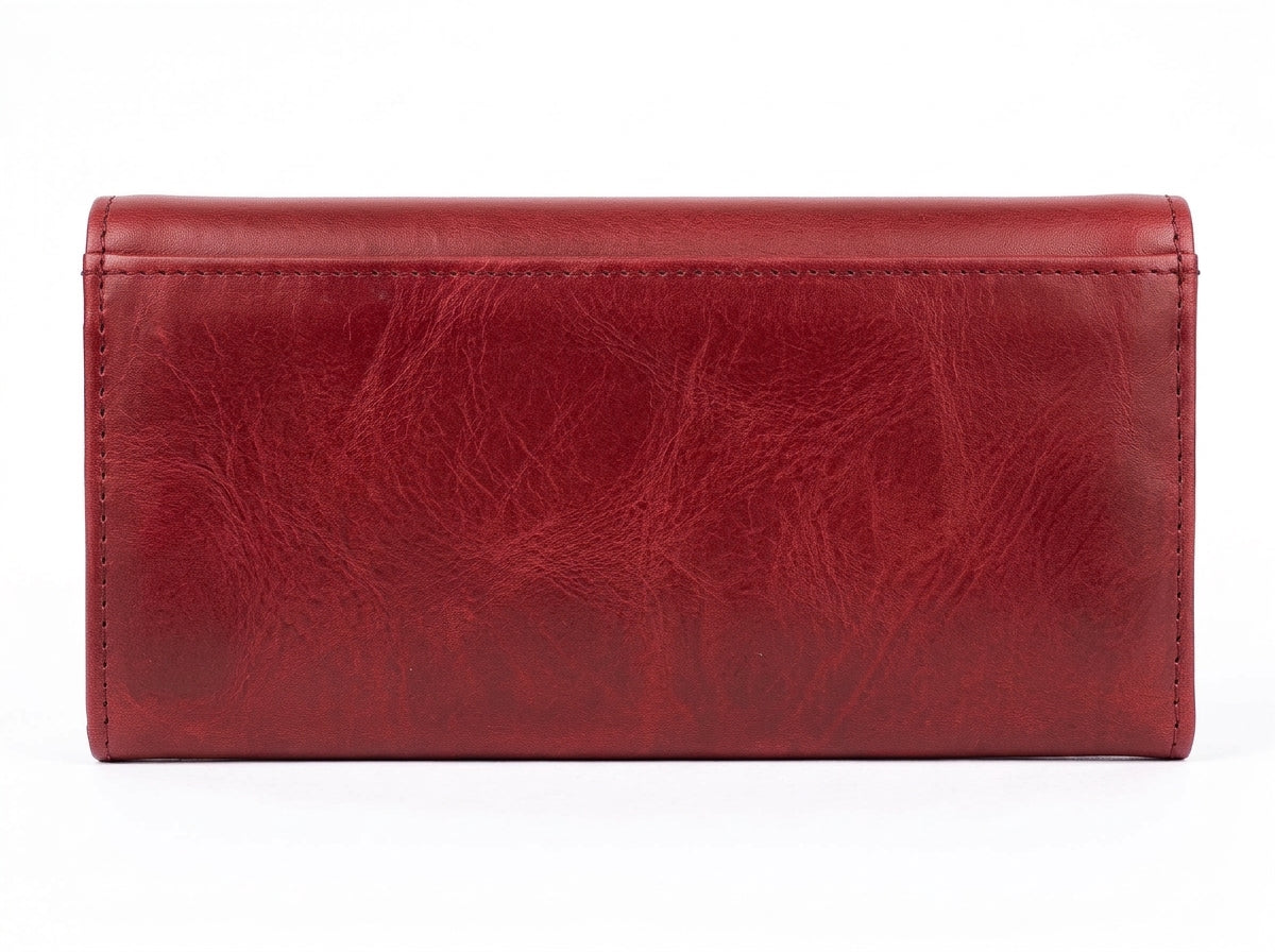 Luxury Full-Length Leather Continental Wallet