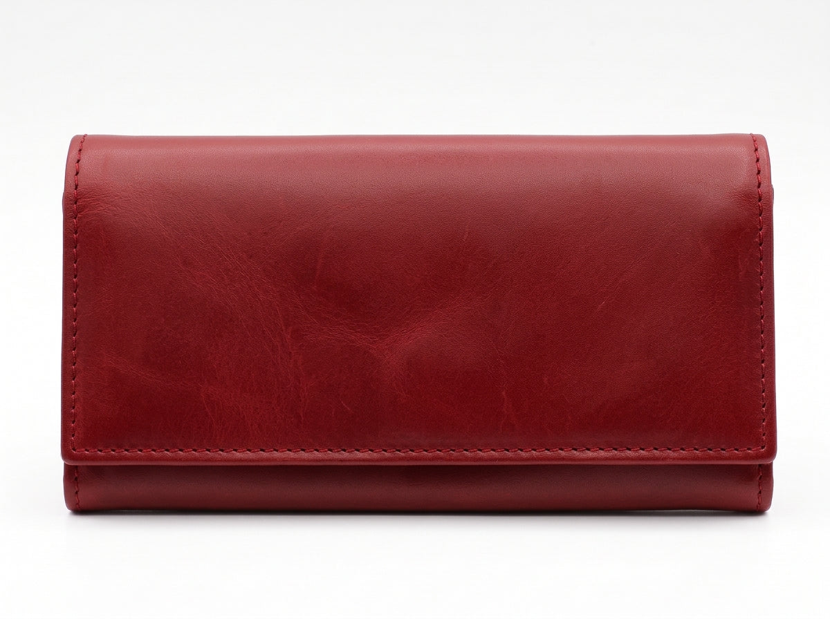 Luxury Full-Length Leather Continental Wallet