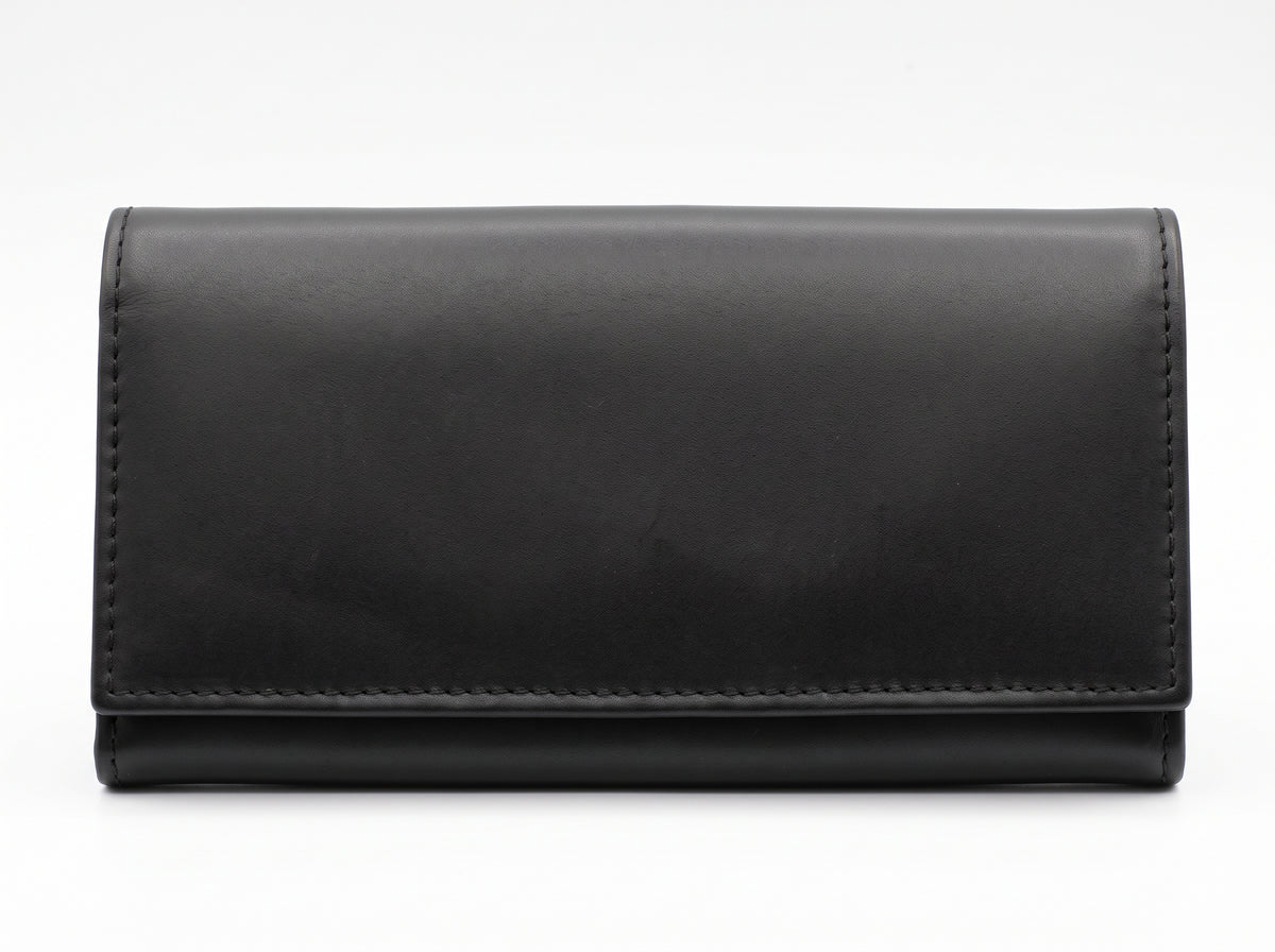 Luxury Full-Length Leather Continental Wallet
